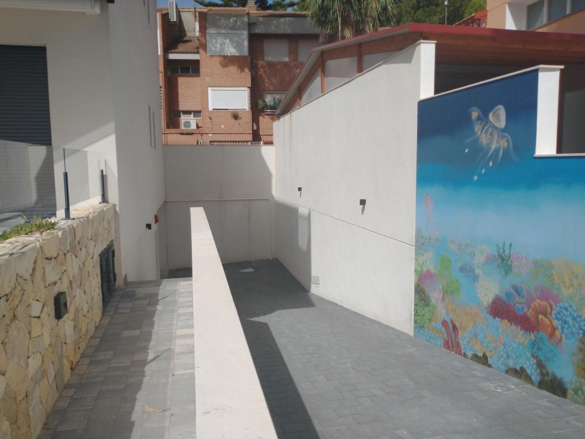 Modern nieuwbouwappartement aan het strand van de Mar Menor in Santiago de la Ribera Lo Pagán Buitenkant foto