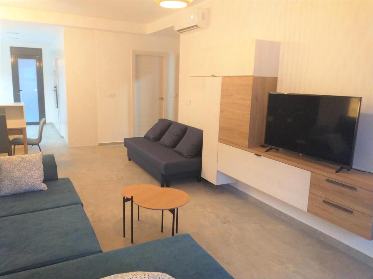 Modern nieuwbouwappartement aan het strand van de Mar Menor in Santiago de la Ribera Lo Pagán Buitenkant foto
