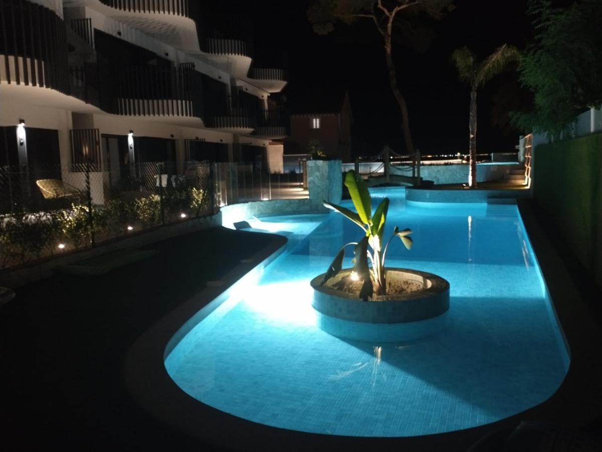 Modern nieuwbouwappartement aan het strand van de Mar Menor in Santiago de la Ribera Lo Pagán Buitenkant foto