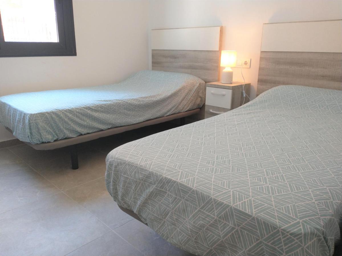 Modern nieuwbouwappartement aan het strand van de Mar Menor in Santiago de la Ribera Lo Pagán Buitenkant foto