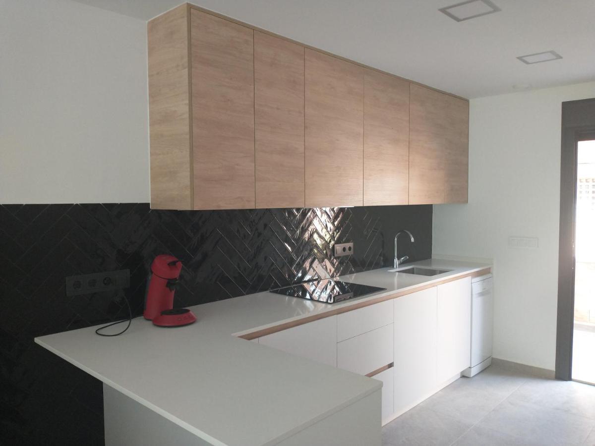 Modern nieuwbouwappartement aan het strand van de Mar Menor in Santiago de la Ribera Lo Pagán Buitenkant foto